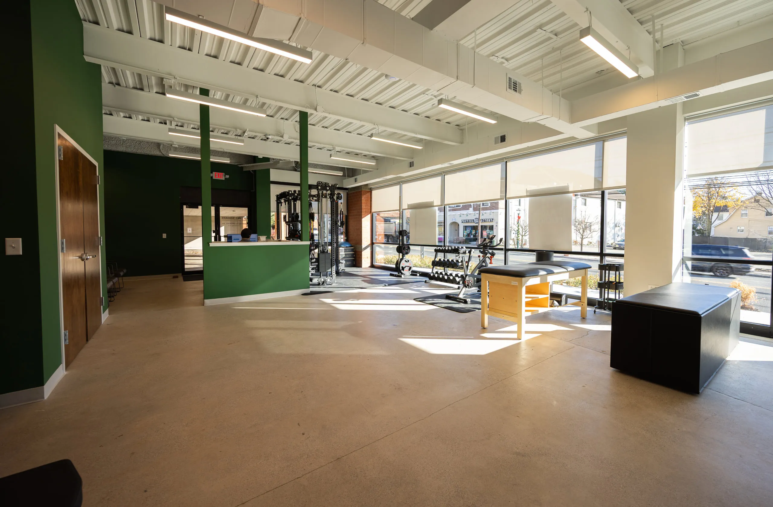 The open assessment floor at All Square.